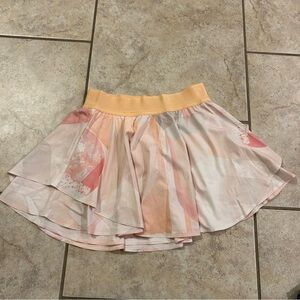 Lululemon Court Rival High Rise Tennis Skirt Long Multicolor size 6